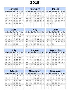 free printable calendars 2015 with holidays