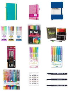 4 Pack Quality Highlighter Pens Markers School Revision Office High Lighter DW
