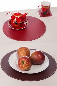 49 Best Dining Table Mats Placemats Images Coasters Recycled Red Round Placemats And Coffee Brown By Nikalaz For Table