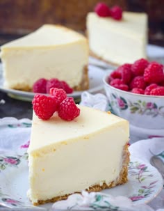 Authentic New York Cheesecake is a tall, dense, and incredibly creamy style of cheesecake made with sour cream. The technique for mixing and baking this cheesecake makes it truly the best!