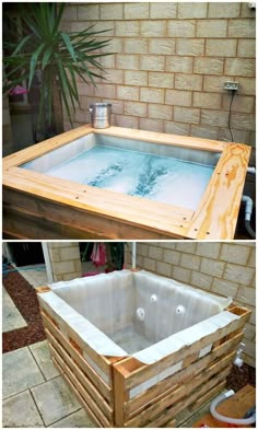 DIY Swimming Pool 1000L IBC and Some Pallets - 12 Low Budget DIY Swimming Pool Tutorials - DIY & Crafts Diy Pallet Projects, Pallet Diy, Pallet Ideas, Pallet Patio, Wood Patio, Woodworking Projects, Pallet House, Pallet Sofa