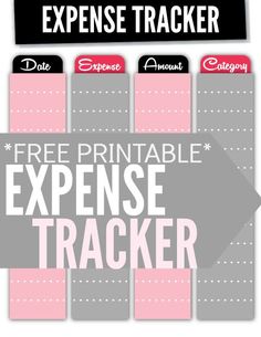 this free printable expense tracker keeps tabs on all your spending expense tracker