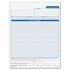 9 best contractor forms images proposal templates construction contractor forms free