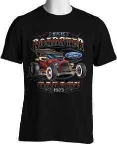 Drag Race V8 Rat Fink Ford Tee Shirt HOT ROD Gazoline /& Dust KUSTOM STUFF ONLY
