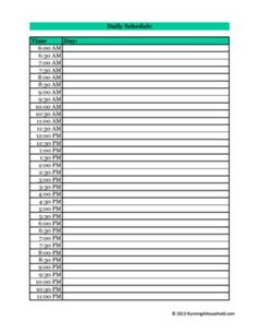 daily calendar template calendar templates templates daily