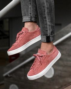 White Ash Schoenen Adidas Court Vantage Originals Off Cq2616 Pink Iwn6q0Ra