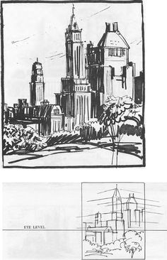 Architecture Drawing Lessons week 7 pin 1: great 1point perspective drawling using good value Architecture Drawing Lessons week 7 pin 1: great 1point perspective drawling using good value