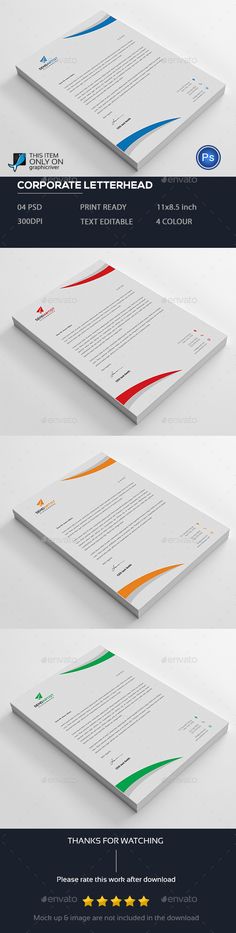 Corporate Letterhead Vol2 with MS Word Doc Word doc, Letterhead - corporate letterhead template Corporate Letterhead Vol2 with MS Word Doc Word doc, Letterhead - corporate letterhead template