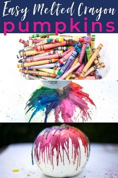 how to make melted crayon pumpkin crafts for your home home by