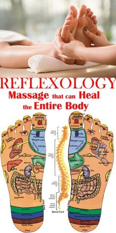 Reflexology: Massage that can Heal the Entire Body Foot Reflexology Massage, Reflexology Chart, Acupressure Massage, Massage Tips, Massage Benefits, Massage Body, Technique Massage, Massage Techniques, Reflexology Techniques