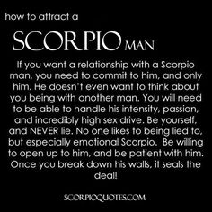 Telling A Scorpio Man How You Feel Telling A Scorpio Staff How You Feel