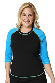 Plus Size Swimwear UV-Protection Summer Beach Wear nOnioX Women Rash Guard Swimsuit Shirts Short Sleeve UPF 50