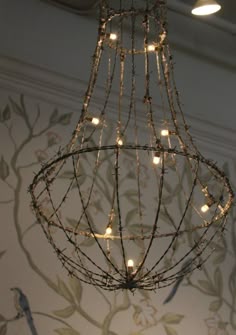 by Park Designs Barbed Wire Candle Holder Bottle Topper
