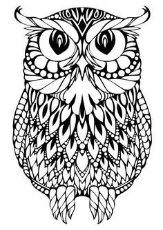 Owl Coloring Pages - Koloringpages | Owls | Pinterest | Owl, Adult ... Owl Coloring Pages - Koloringpages | Owls | Pinterest | Owl, Adult ...