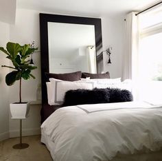 Small To Bedroom Using Mirrors And Other Optical Illusions 25 Stylish Headboard Alternatives That Will Transform Your Bedroom