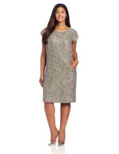 Jones New York Womens Plus Size Space Dyed Henley