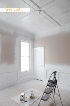 spraying interior walls with an airless paint sprayer part 3