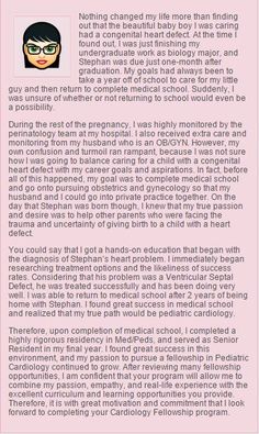 find cardiology fellowship personal statement
