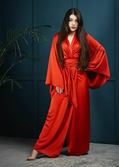 Sweetheart kimono trendy chic robes valentine date robes gothic kimono lady long kimono, floral maxi robes red sheer cardigan