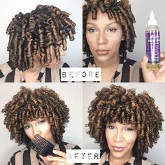 First Time Giving The Loreal Liquid Hair Chalk In Bronze Baby 1 Ly Themanechoice Hair Growth Oil To Fingers 2 Twist Curl Opposition Almost Making So It S Straight Separate 3 Trace With Finger