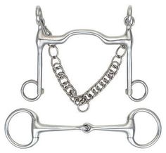 William Hunter Equestrian Mullen Mouth Straight bar Pelham Bit with Curb Chain Size: 4-6 William Hunter Equestrian Mullen Mouth Straight bar Pelham Bit with Curb Chain Size: 4-6