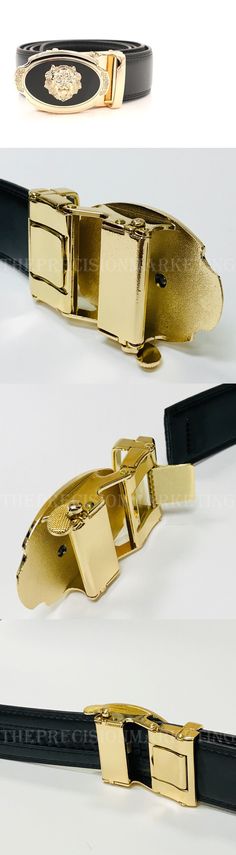 Casaba Leather Mens Ratchet Belt Sliding Adjustable Automatic Buckle Cut to Size