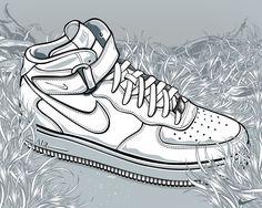 nike air force 1 dibujo nike air force 1 dibujo