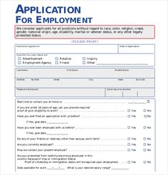 Application Templates For Word Glamorous Employment Application Template 21 Exles In Pdf Word Free Premium . Application Templates For Word Magnificent Employment Application Template 21 Exles In Pdf Word Free Premium .