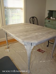 east coast creative: refinished dining room table {furniture east coast creative: refinished dining room table {furniture
