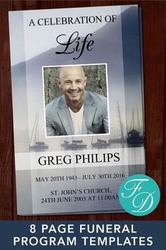 the 730 best 8 page funeral program templates images on pinterest in