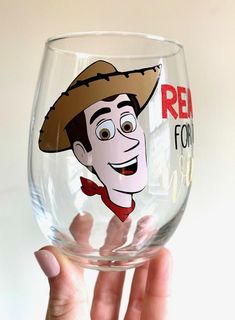Potato Head Wine Glass Hand Engraved Gift! Personalised Disney Toy Story Mr