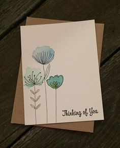 Envelope Included Simple Elegant Card Single Embossed Card Leaf Design Any Occasion Card Embossed Lime Green Color Blank Inside