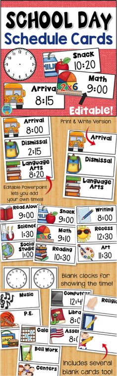 make your own class schedule