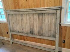 White Washed Farmhouse Head Board Pallet By RAllisonWoodworks White Washed Farmhouse Head Board Pallet By RAllisonWoodworks