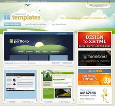 open source websites templates