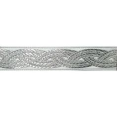 1.3//16/" Celtic Weave Jacquard Ribbon Trim x 1 yd various colours
