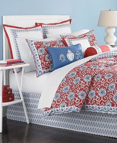 37 Best Country Style Images Quilt Bedding Bed Bath Martha Collection Bedding Ginger Jar 6 Piece Queen Comforter Set Red White Blue By