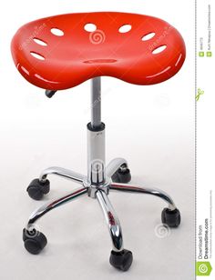 Swivel Tractor Stool Pink Adjule Rolling Drafting Seat Garage Photo About A Modern Fancy Office Stool With Wheels