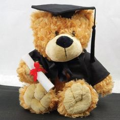 Birthday Wedding Personalised Graduation Bear Hollyood Lime 40cm Engagement
