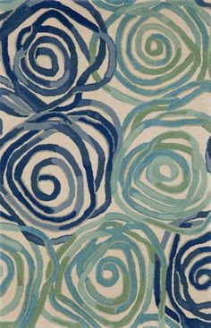 The Rug Market Closeout Tillandsia 44385 Gray And Teal Area Trans Ocean Tivoli Rambling Rose Playa Area Rug