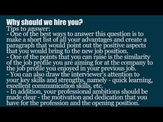 why should we hire you best answers