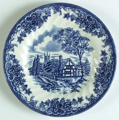 d/écor brookpink Churchill Service Assiettes 18/ Pi/èces Earthware Blanc//Rouge