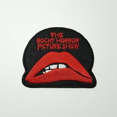 The Rocky Horror Picture Show Name /& Lips Logo 2 3//4/" Tall Set of 3 Patches