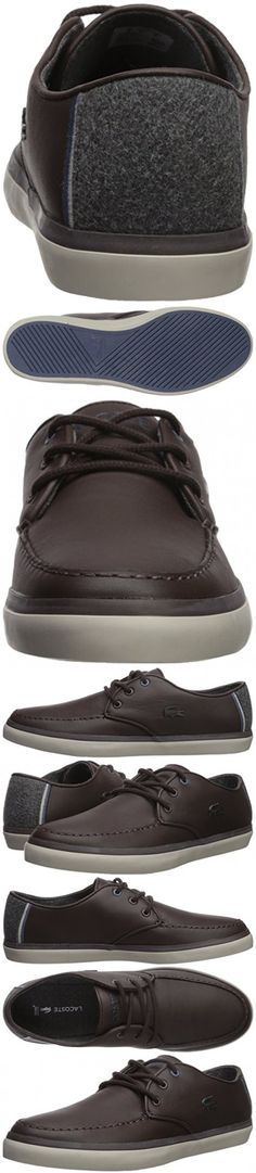 9.5 LACOSTE MEN MISANO SPORT SCY SPM SNEAKERS LEATHER SHOES SIZE 7.5 10 10.5