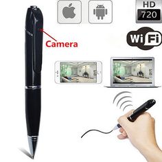 1080P WiFi Wireless Spy Hidden IP Camera Pen Video DV//DVR Recorder Recording