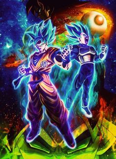 11x17 13x19 Dragon Ball Super DBZ Gogeta SSJ Blue The Broly Movie Poster 11x17 13x19 Dragon Ball Super DBZ Gogeta SSJ Blue The Broly Movie Poster
