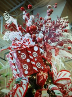 100 x Christmas Tree Peppermint Candy Canes Decoration Sweets Stocking Box Gift
