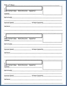 book report template word
