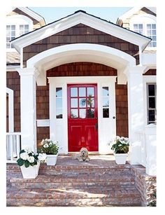 19 Best Red Doors Welcome Home Images On Pinterest Eight Weekend Projects For Your Home S Exterior By Kate At Centsational