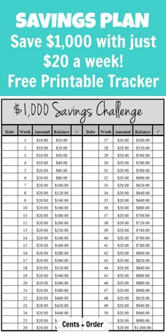 free printable kids savings challenge sheet homeschool giveaways